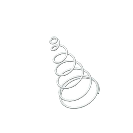 Approved Vendor Taper Spring, Lo= 0.6 , So= 0.25 , W= 0.029 G009989426